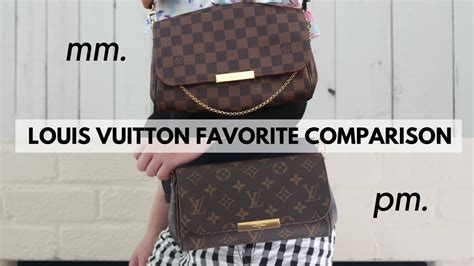 louis vuitton favorite pm vs mm measurement|lv graceful mm vs pm.